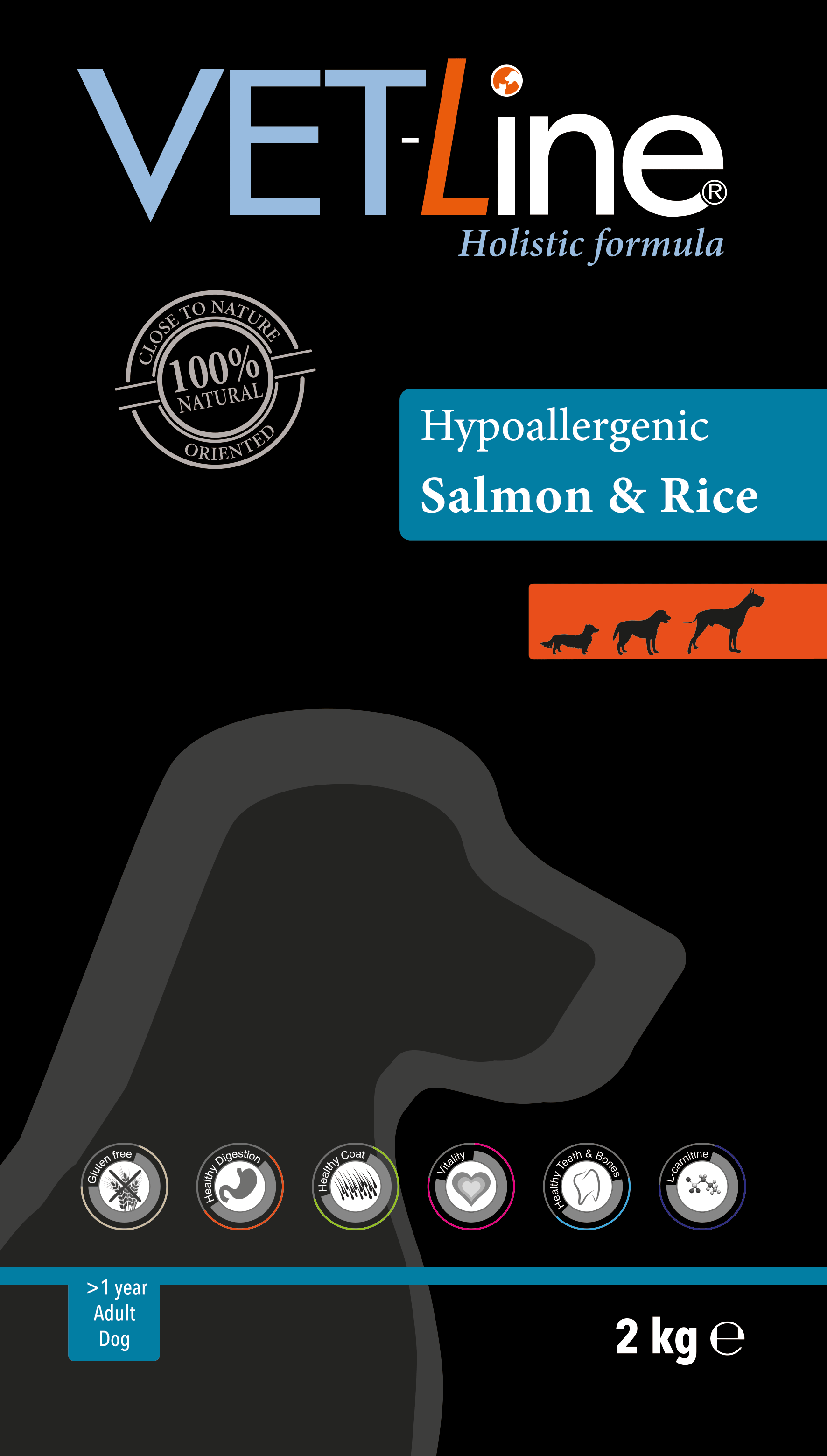 Vet-line Adult Lachs & Reis (Hypoallergen) – Bild 4