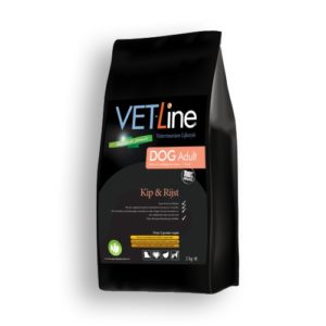 Futter von VET-Line, Hund, Adult, Huhn & Reis , kleine und mittelgroße Rassen
