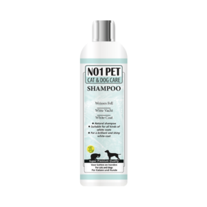 NO1 PET White Coat Shampoo für Hunde und Katzen mit weißem Fell