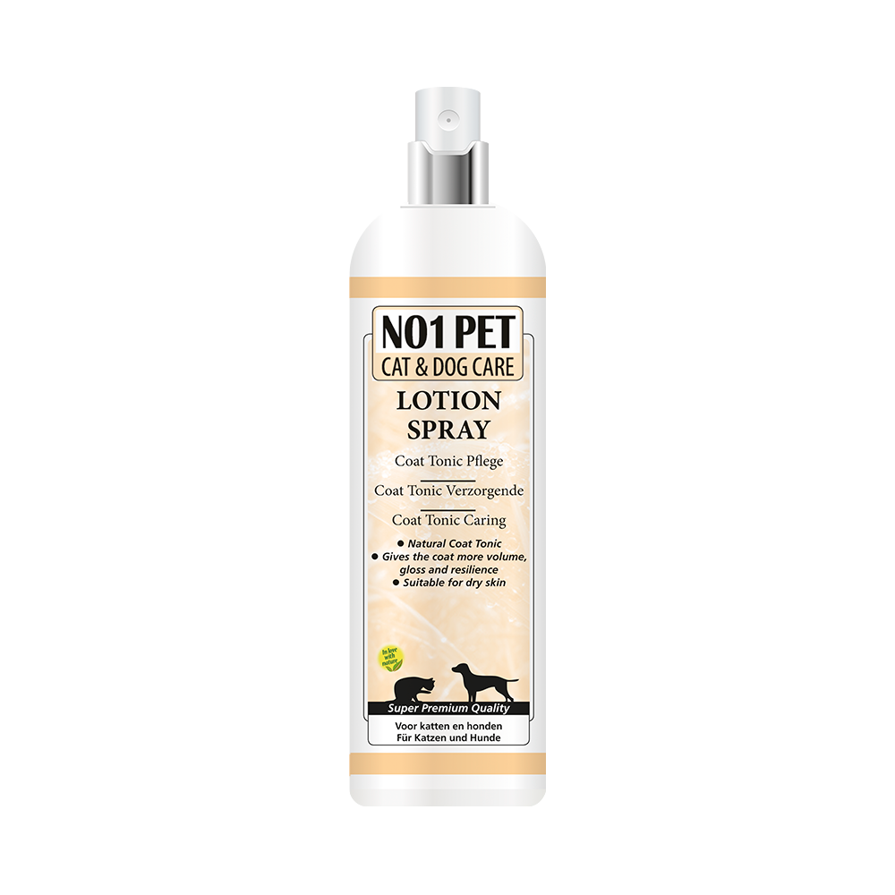 NO1 PET Coat Tonic - pflegendes Lotion Spray, gegen Hundegeruch, gegen Haarschuppen, Trockenshampoo