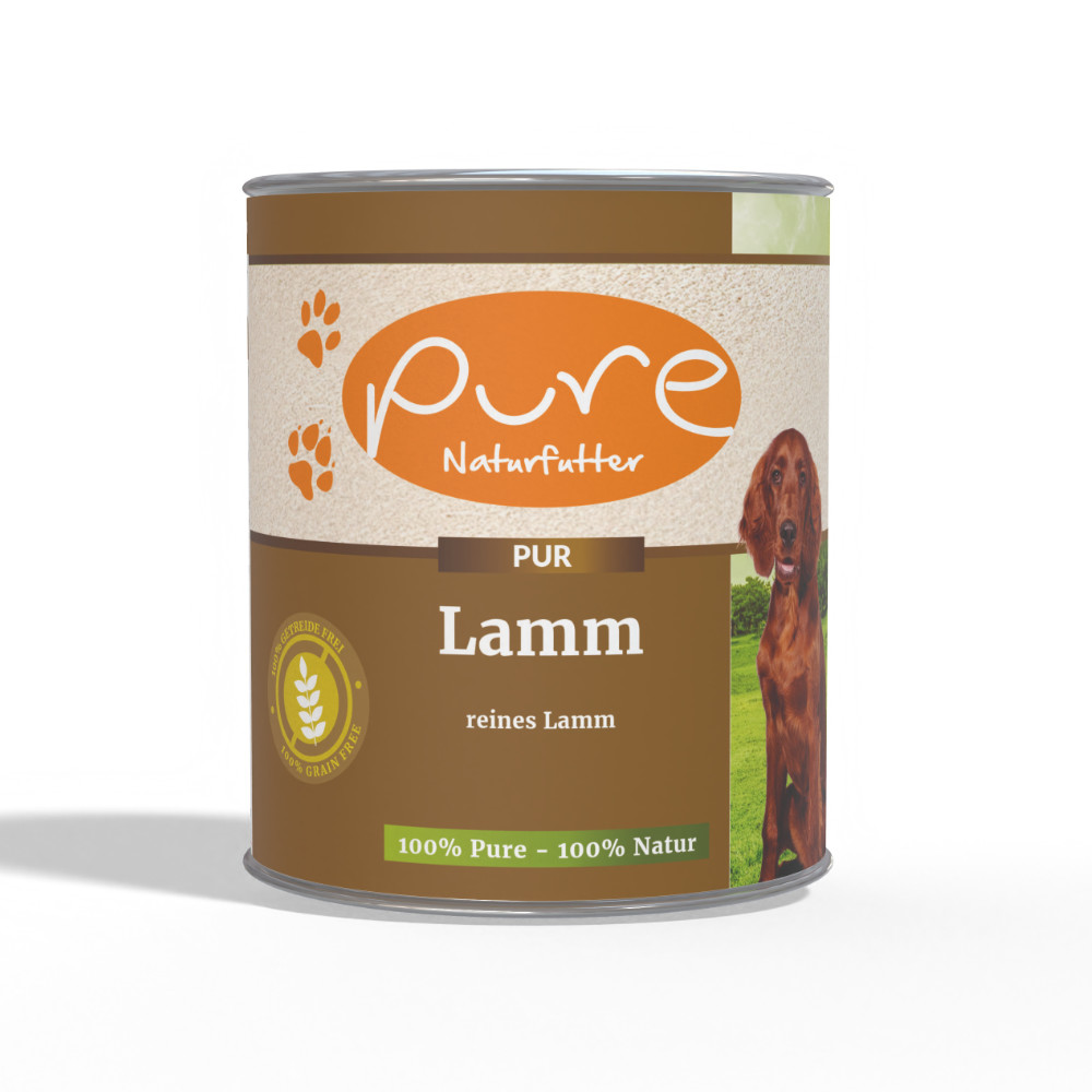 Hundemenü Lamm Pur 100% reines Lamm – Bild 2