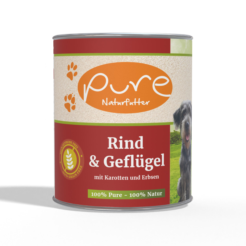 Hundemenü Rind & Geflügel – Bild 2