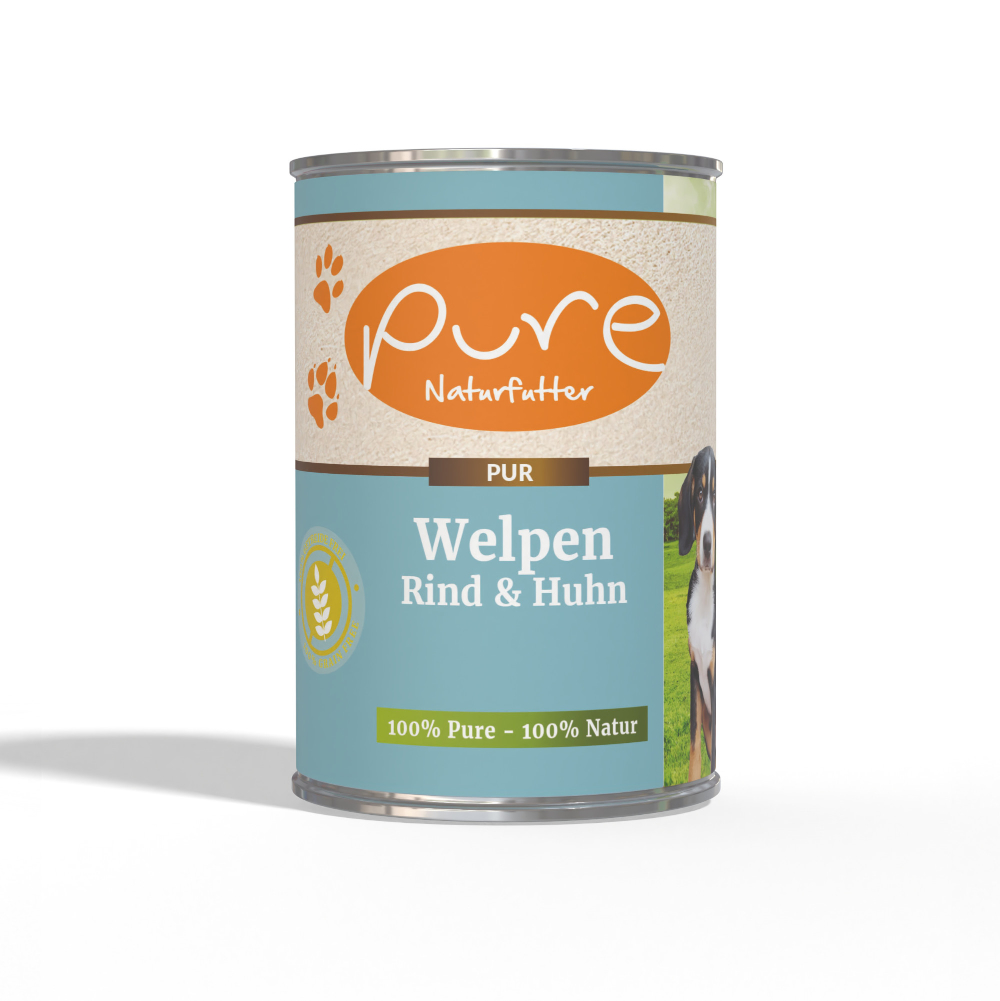 Hundemenü Welpen Rind & Huhn