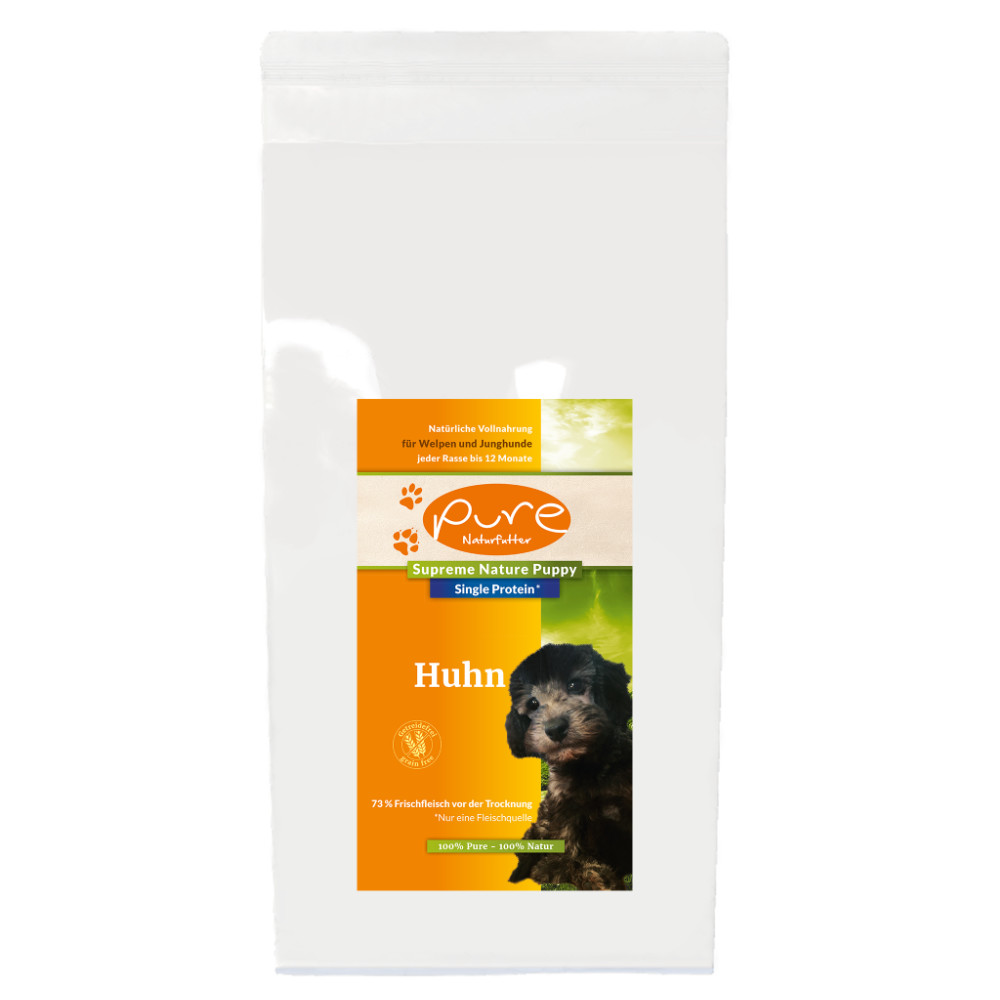 PURE Supreme Nature Dog getreidefrei PUPPY/WELPEN Huhn – Bild 2
